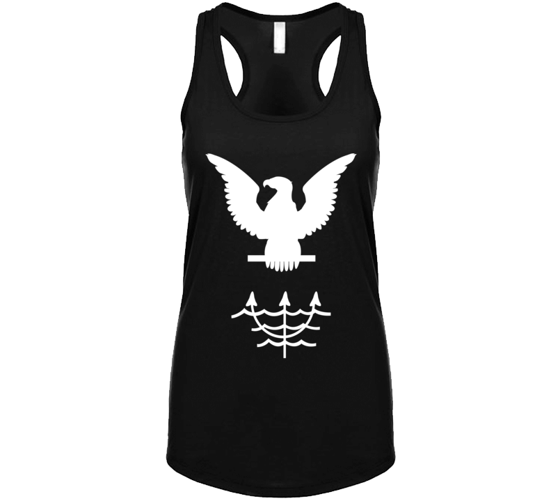 Navy - Rate - Ocean Systems Technician - Ot Wo Lines - White (1) Ladies Tanktop