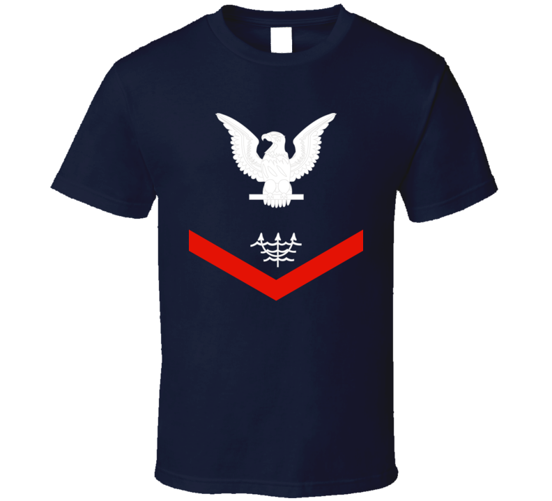Navy - Rate - Ocean Systems Technician Po3 - Ot - Usn Wo Backgrnd T Shirt