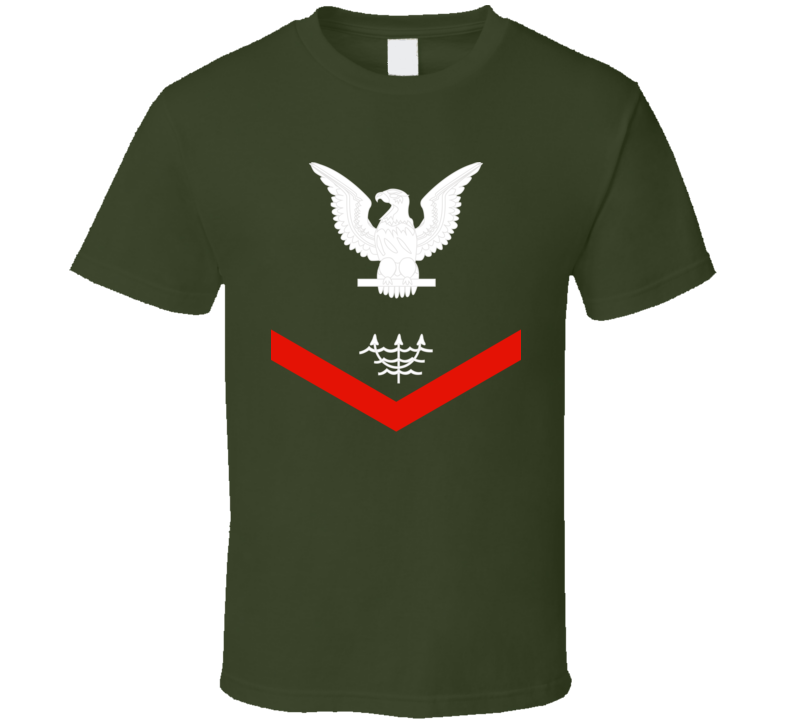 Navy - Rate - Ocean Systems Technician Po3 - Ot - Usn Wo Backgrnd T Shirt
