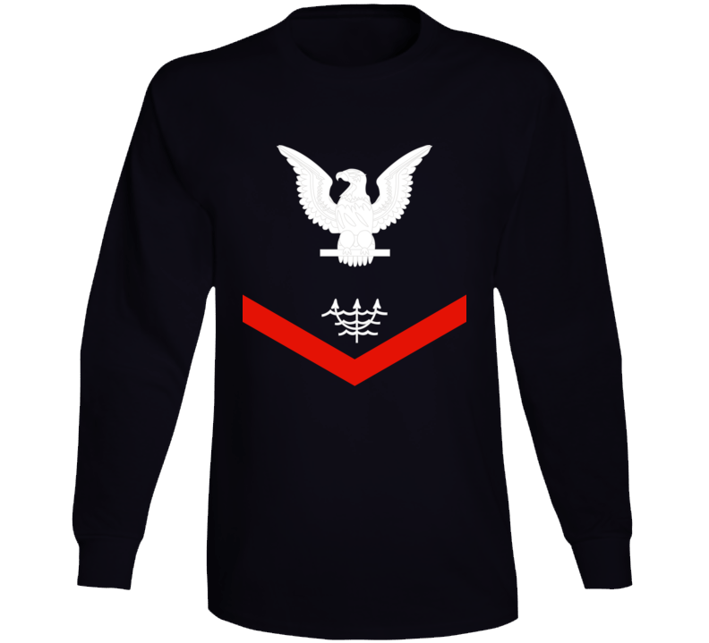 Navy - Rate - Ocean Systems Technician Po3 - Ot - Usn Wo Backgrnd Long Sleeve