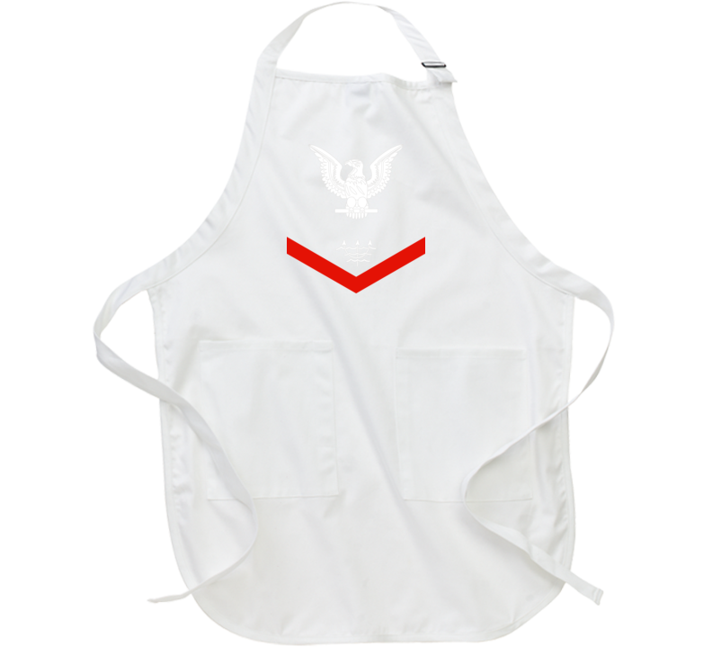 Navy - Rate - Ocean Systems Technician Po3 - Ot - Usn Wo Backgrnd - White Apron
