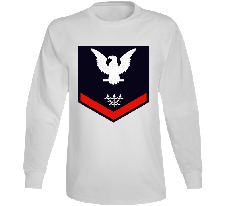 Navy - Rate - Ocean Systems Technician Po3 - Ot - Usn Wo Txt Long Sleeve