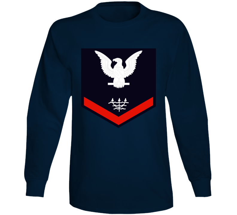 Navy - Rate - Ocean Systems Technician Po3 - Ot - Usn Wo Txt Long Sleeve