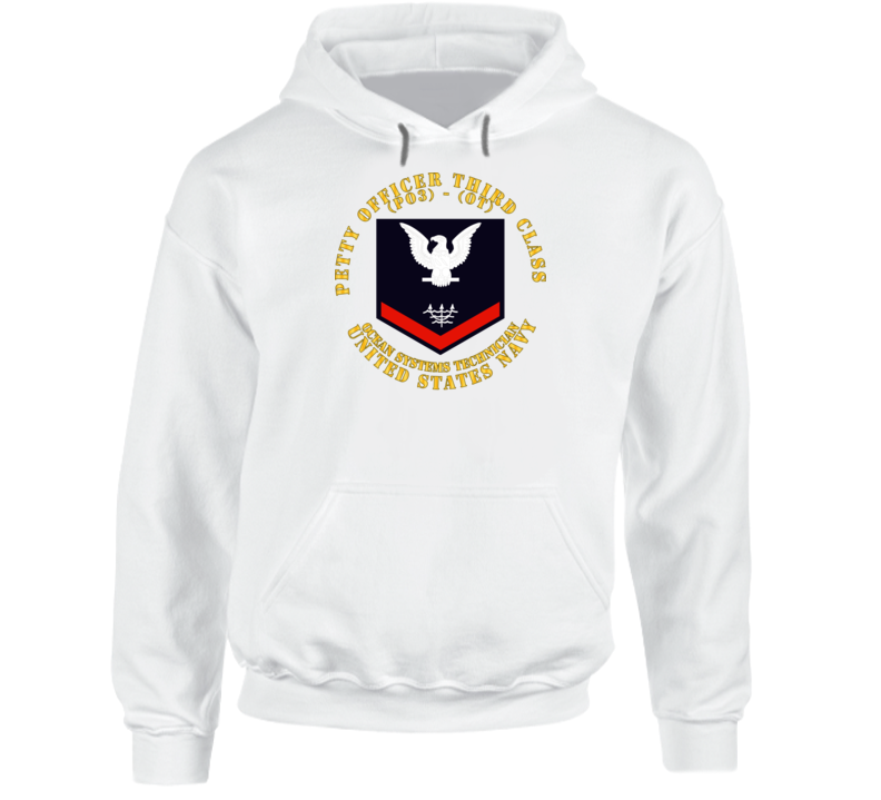 Navy - Rate - Ocean Systems Technician Po3 - Ot - Usn Hoodie
