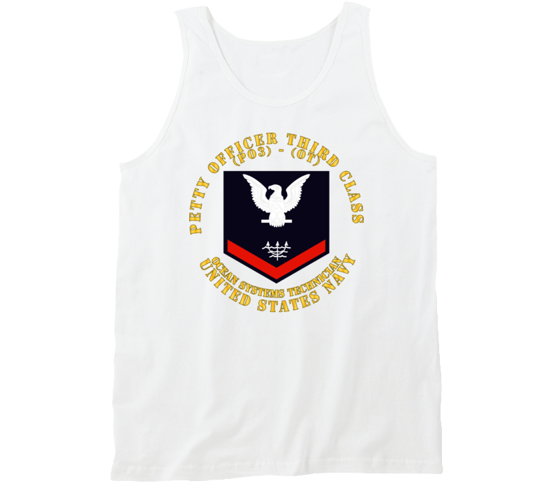 Navy - Rate - Ocean Systems Technician Po3 - Ot - Usn Tanktop