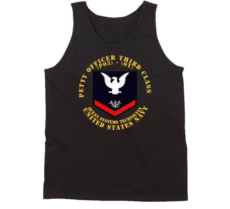 Navy - Rate - Ocean Systems Technician Po3 - Ot - Usn Tanktop