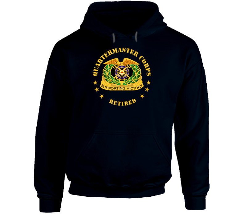 Army - Quartermaster Corps Regiment - Retired Hoodie