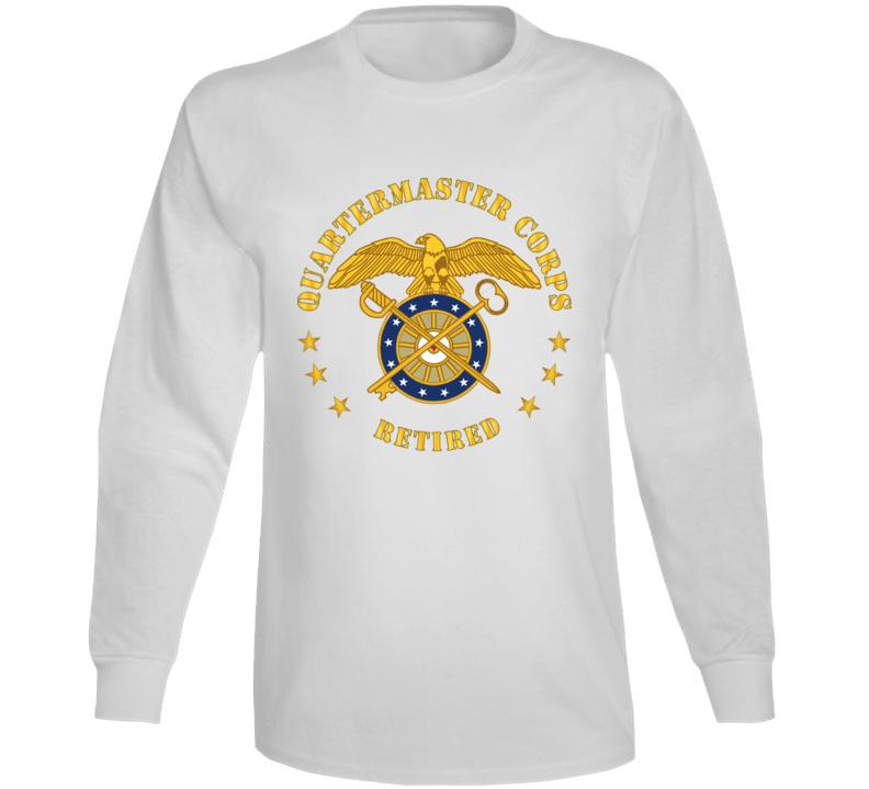 Army - Quartermaster Corps Branch - Retired Long Sleeve