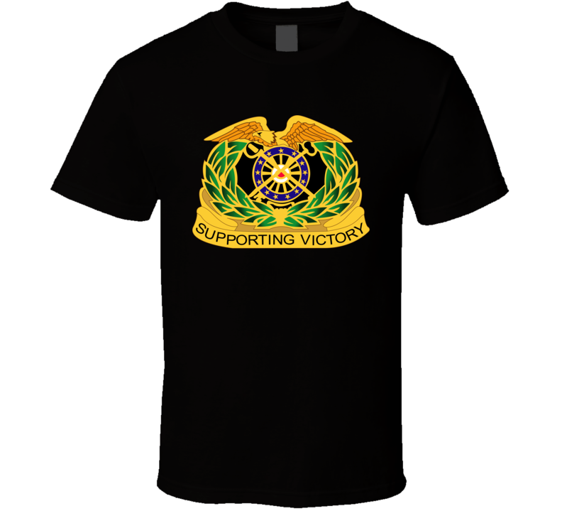 Army - Quartermaster Corps Regiment Wo Txt T Shirt