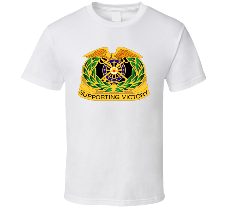 Army - Quartermaster Corps Regiment Wo Txt T Shirt