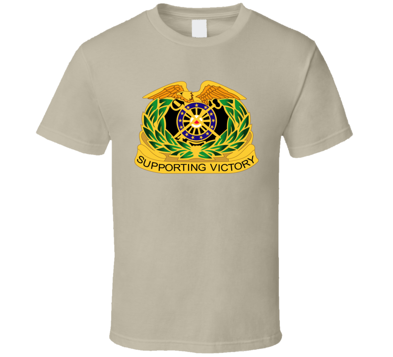 Army - Quartermaster Corps Regiment Wo Txt T Shirt