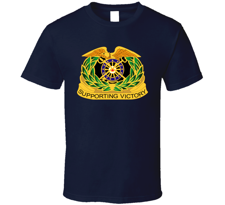 Army - Quartermaster Corps Regiment Wo Txt T Shirt