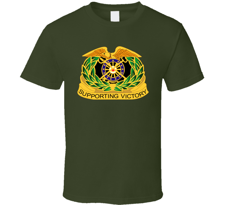 Army - Quartermaster Corps Regiment Wo Txt T Shirt