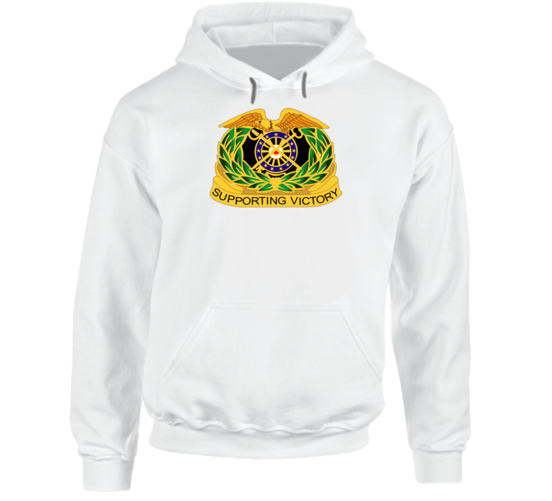 Army - Quartermaster Corps Regiment Wo Txt Hoodie