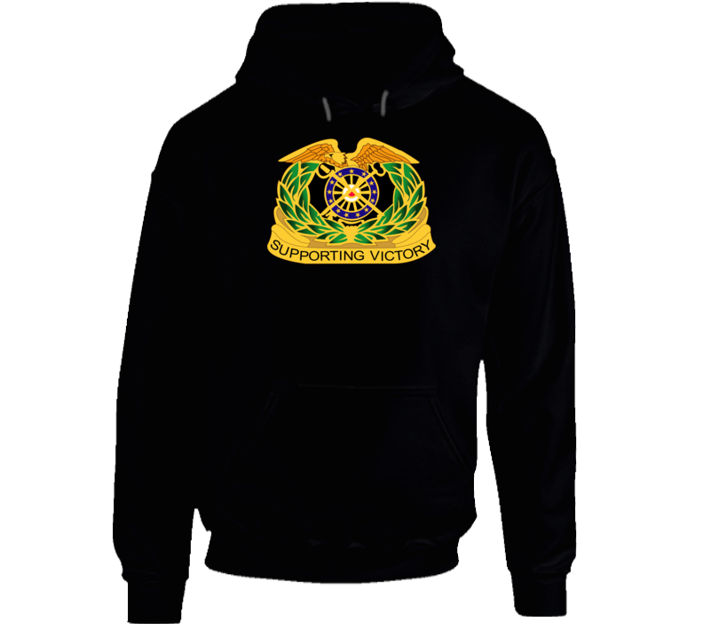 Army - Quartermaster Corps Regiment Wo Txt Hoodie