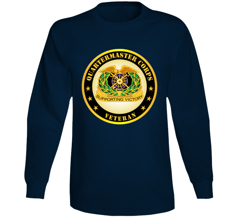 Army - Quartermaster Corps Veteran Long Sleeve