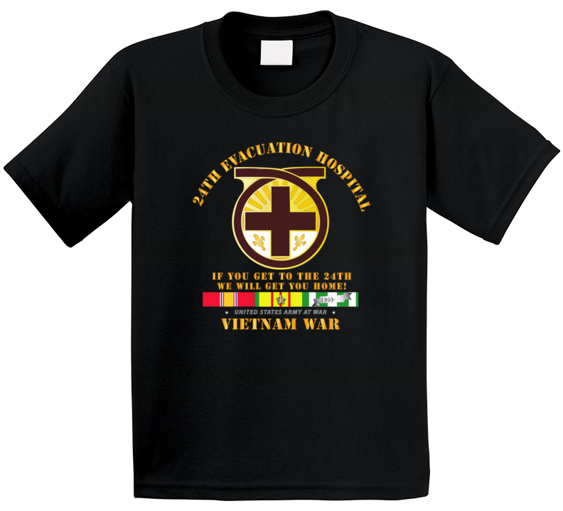 Army - 24th Evacuation Hospital - Get To 24th - W Vietnam Svc Kids