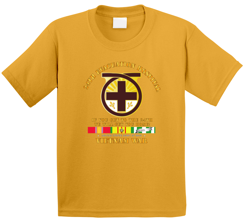 Army - 24th Evacuation Hospital - Get To 24th - W Vietnam Svc Kids