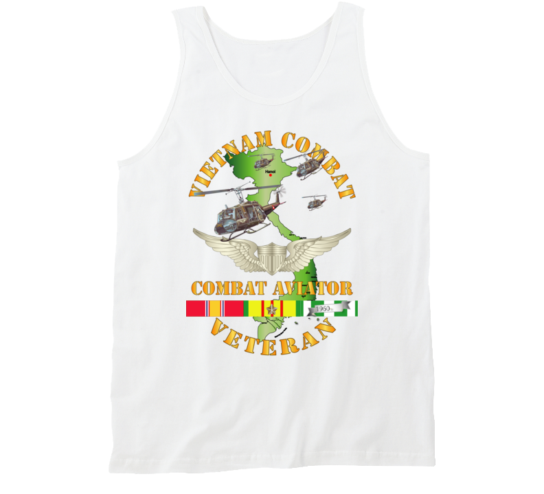 Army - Vietnam Combat Avn Vet  Combat Aviator - Air Assault  W Svc Tanktop