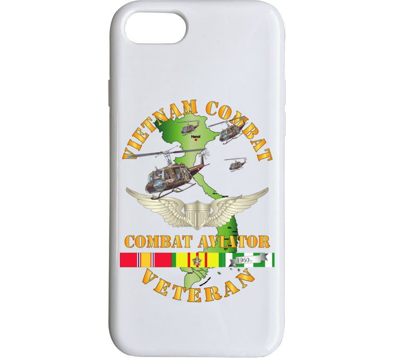 Army - Vietnam Combat Avn Vet  Combat Aviator - Air Assault  W Svc Phone Case