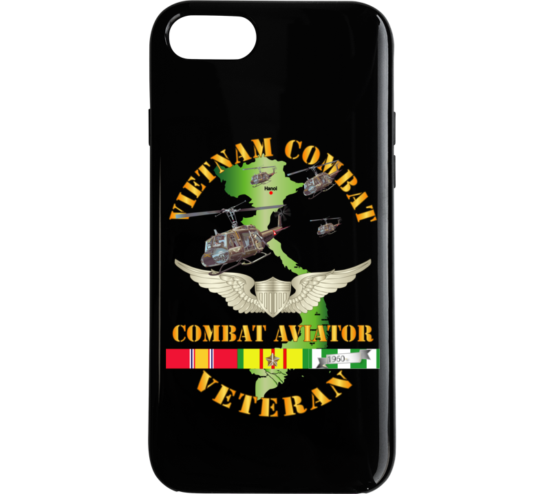 Army - Vietnam Combat Avn Vet  Combat Aviator - Air Assault  W Svc Phone Case