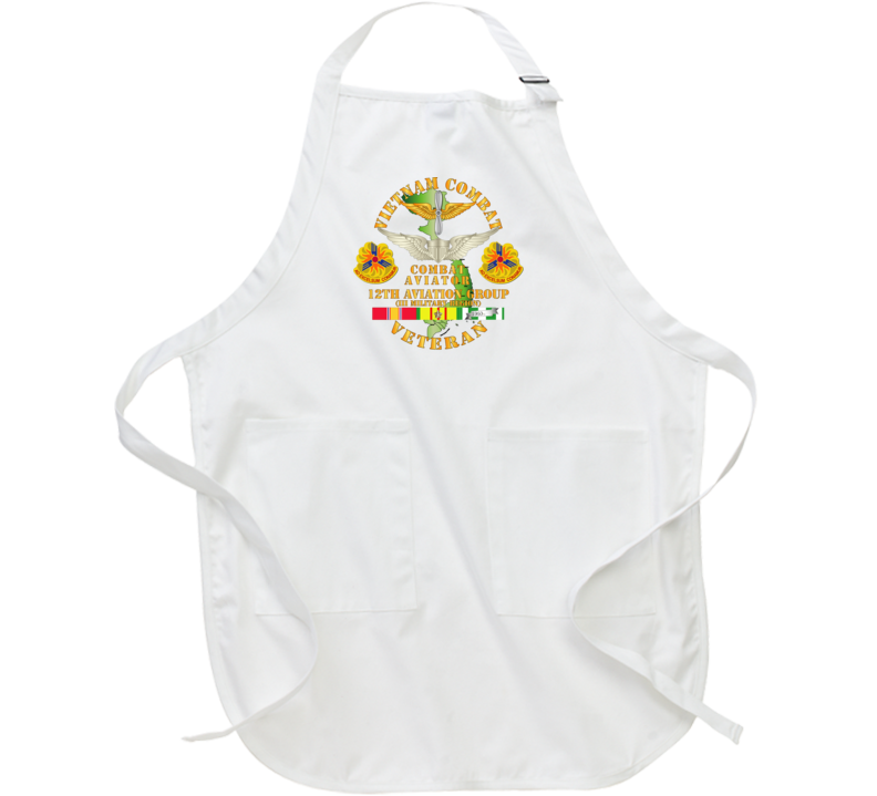 Army - Vietnam Combat Avn Vet W Combat Aviator - 12th  Avn Groupi Mil Region Iii W Svc Apron