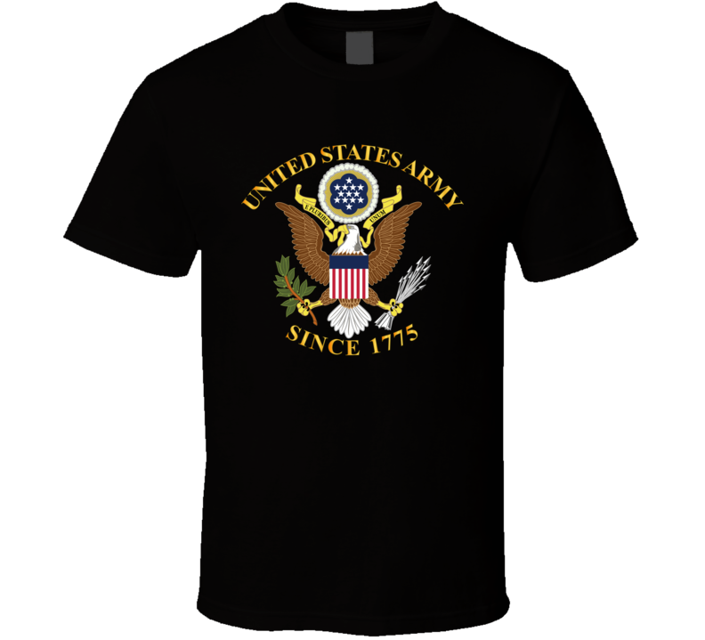Army - Us Army Since 1775 Wo Backgrnd T Shirt