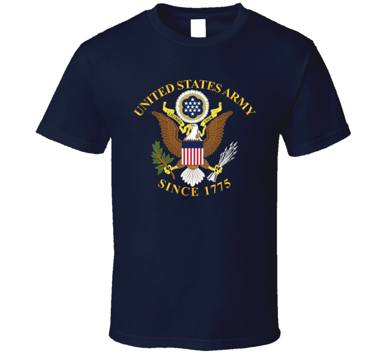 Army - Us Army Since 1775 Wo Backgrnd T Shirt