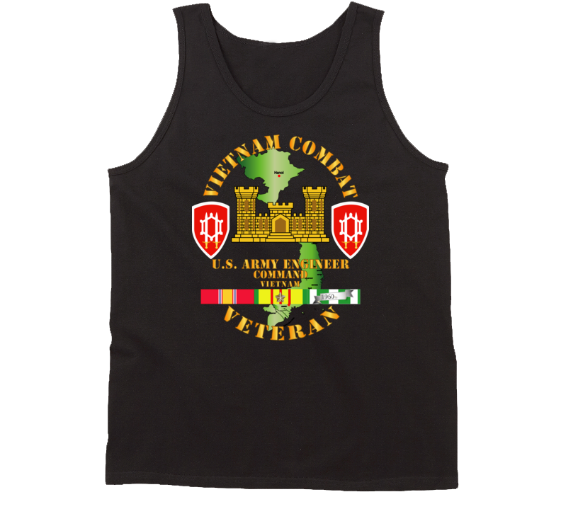 Army - Vietnam Combat Engineer - Engineer Command Vietnam W Svc Tanktop