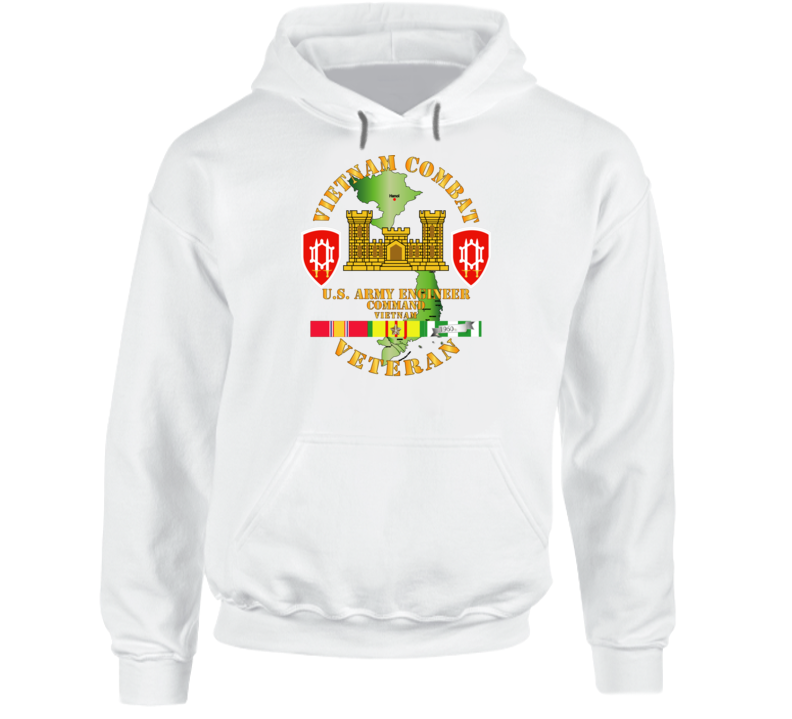 Army - Vietnam Combat Engineer - Engineer Command Vietnam W Svc Hoodie