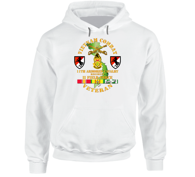 Army - Vietnam Combat Cavalry Veteran W 11th Acr - Hoodie