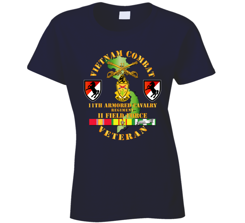 Army - Vietnam Combat Cavalry Veteran W 11th Acr - Ladies