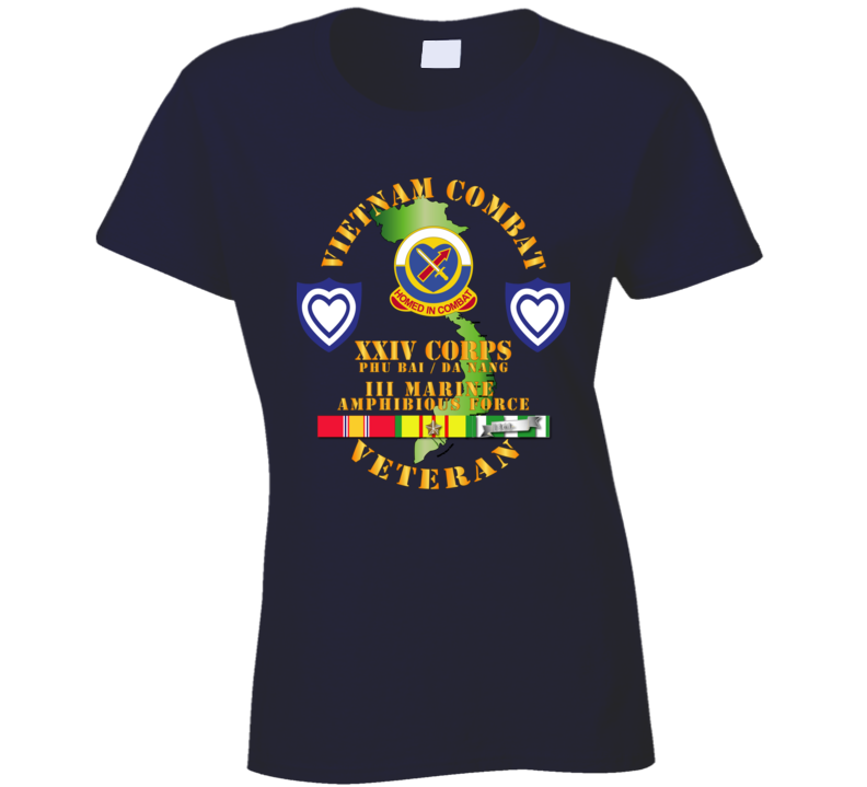 Army - Vietnam Combat Veteran W Xxiv Corps - Ladies