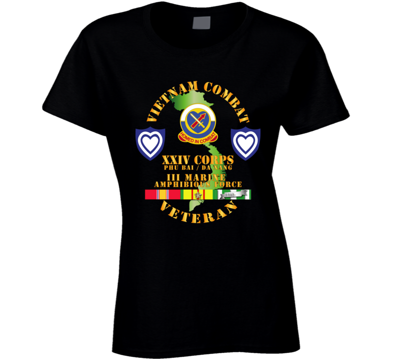 Army - Vietnam Combat Veteran W Xxiv Corps - Ladies