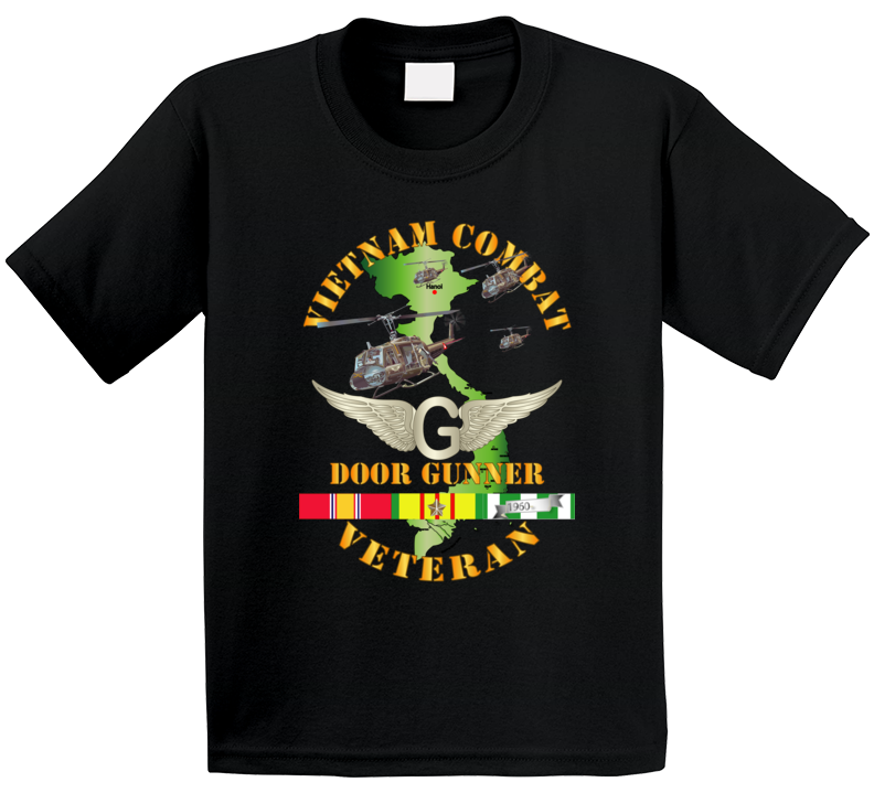 Army - Vietnam Combat Avn Vet  Door Gunner - Air Assault  W Svc Kids