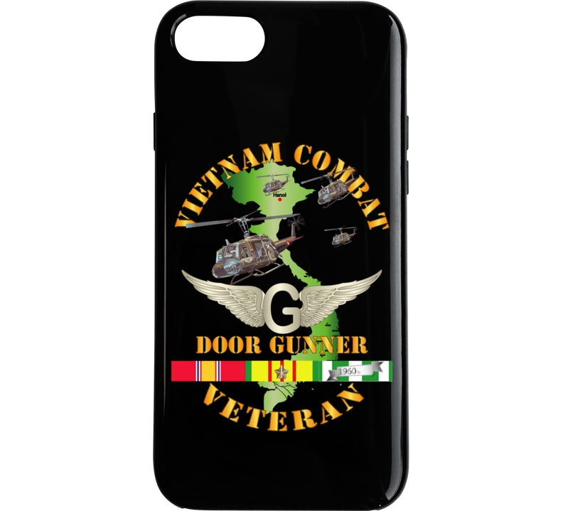 Army - Vietnam Combat Avn Vet  Door Gunner - Air Assault  W Svc Phone Case