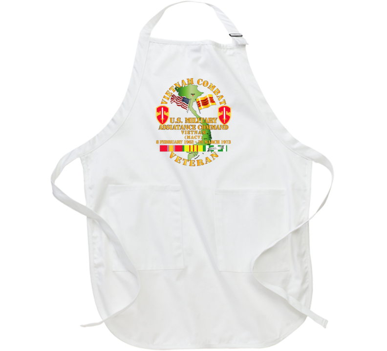 Army - Vietnam Combat Veteran - Us Military Asst Cmd - Vietnam Apron