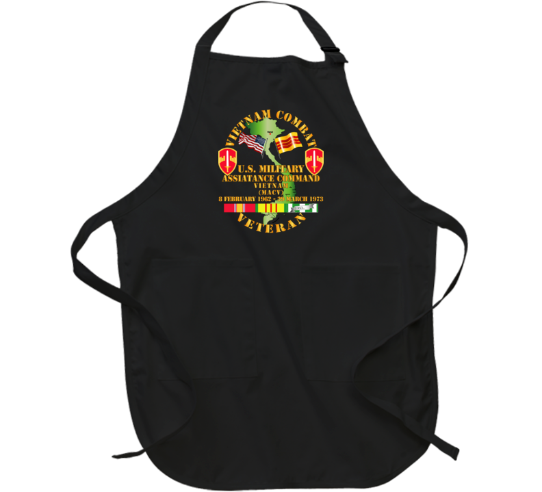 Army - Vietnam Combat Veteran - Us Military Asst Cmd - Vietnam Apron