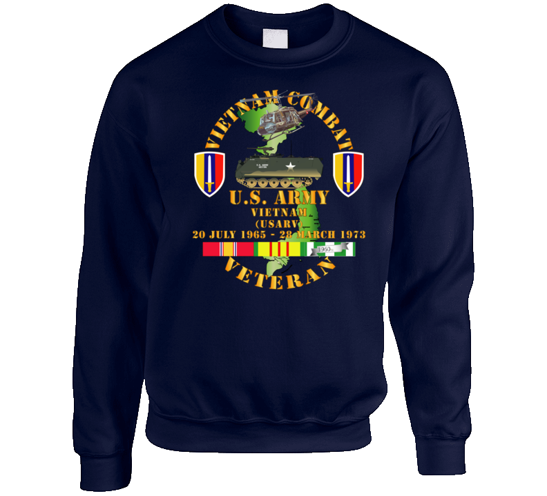 Army - Vietnam Combat Veteran - Us Army Vietnam - Usarv Sweatshirt