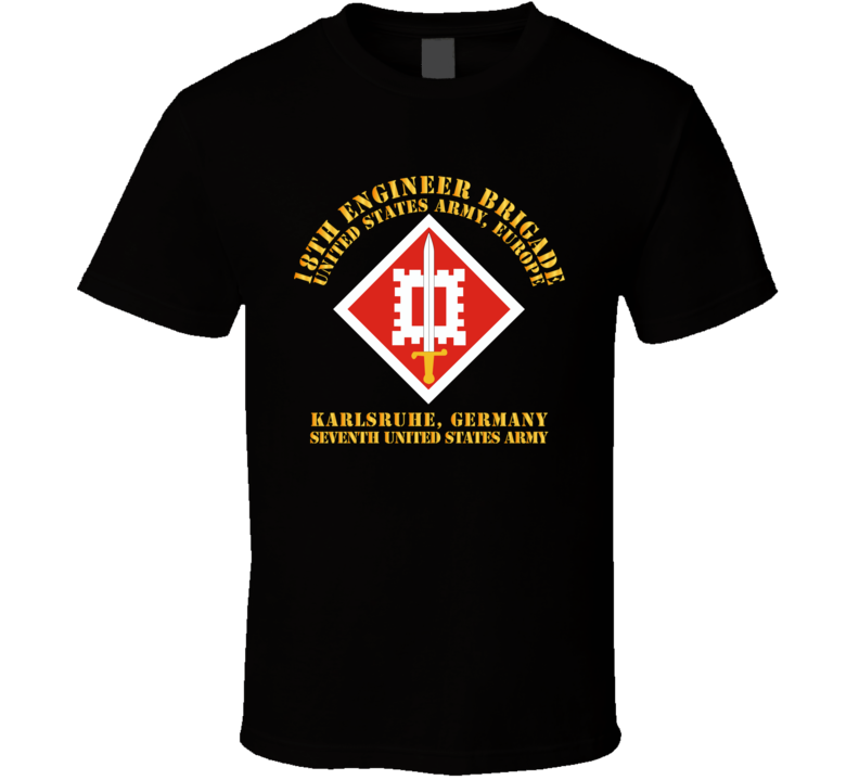 Army - 18th Engineer Bde - Us Army Europe - T-shirt