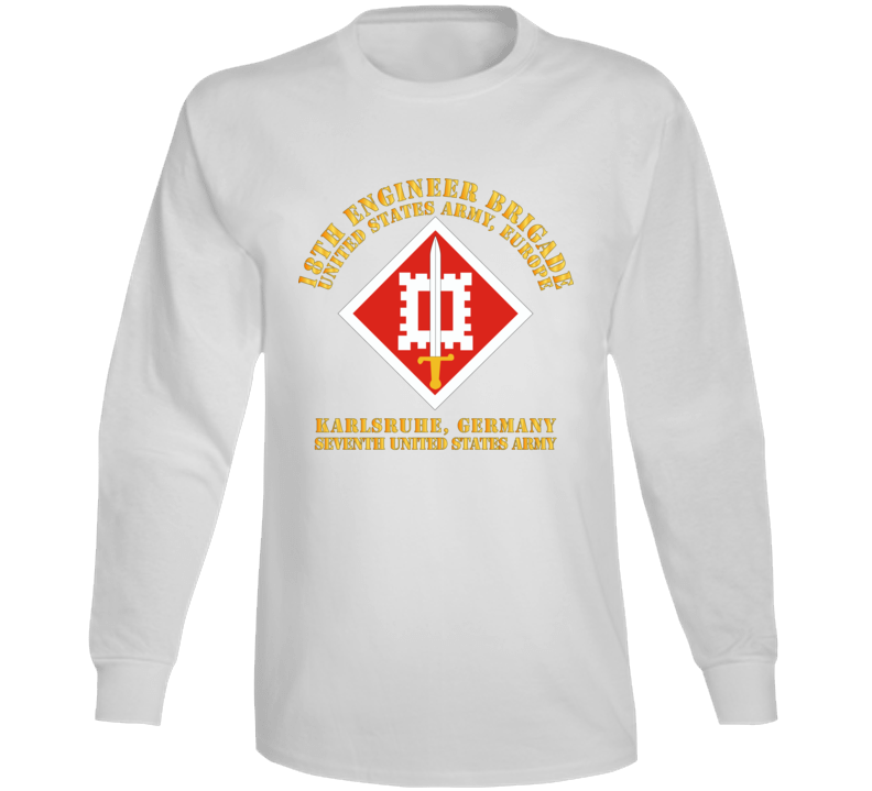Army - 18th Engineer Bde - Us Army Europe - Long Sleeve