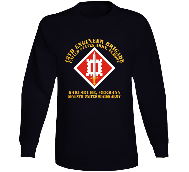 Army - 18th Engineer Bde - Us Army Europe - Long Sleeve