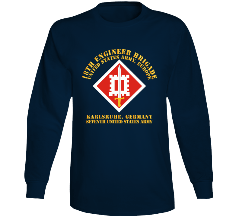 Army - 18th Engineer Bde - Us Army Europe - Long Sleeve