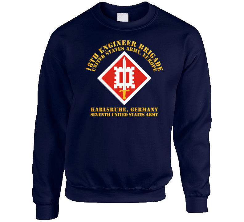 Army - 18th Engineer Bde - Us Army Europe - Sweat Shirt
