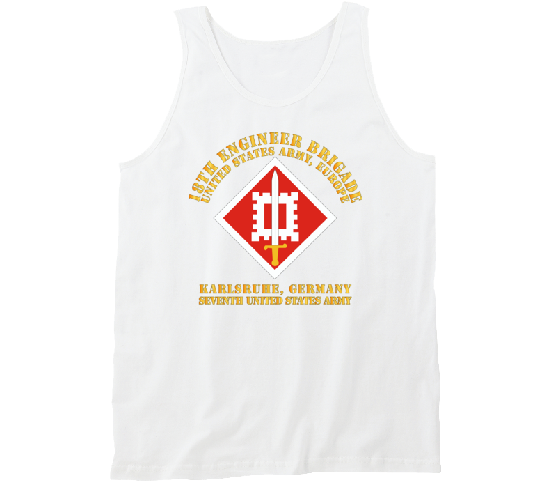 Army - 18th Engineer Bde - Us Army Europe - Tanktop