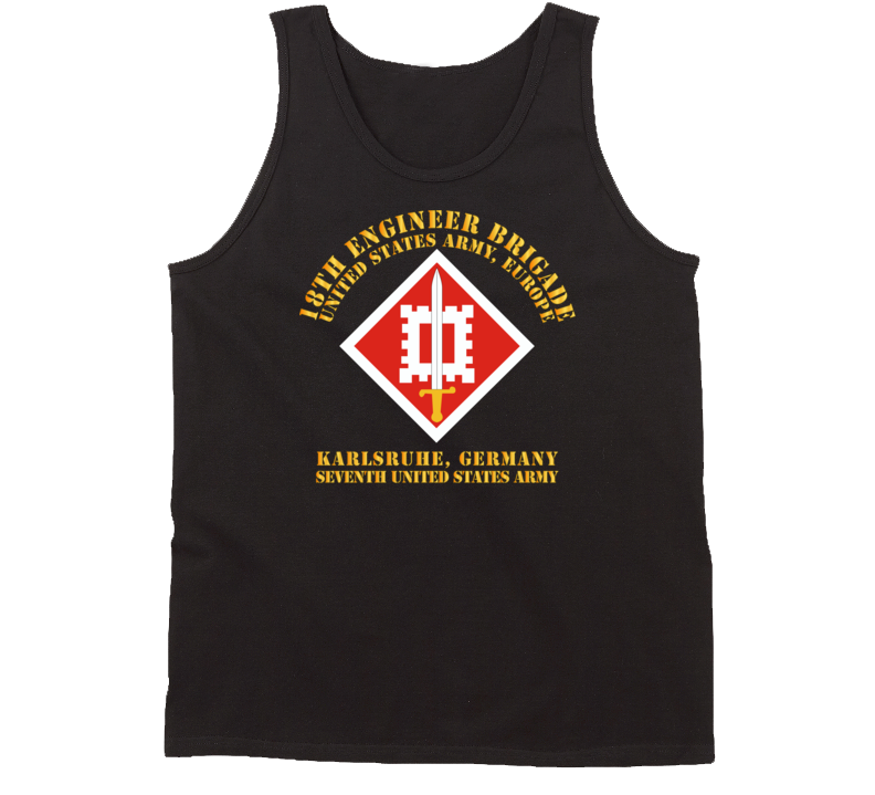 Army - 18th Engineer Bde - Us Army Europe - Tanktop