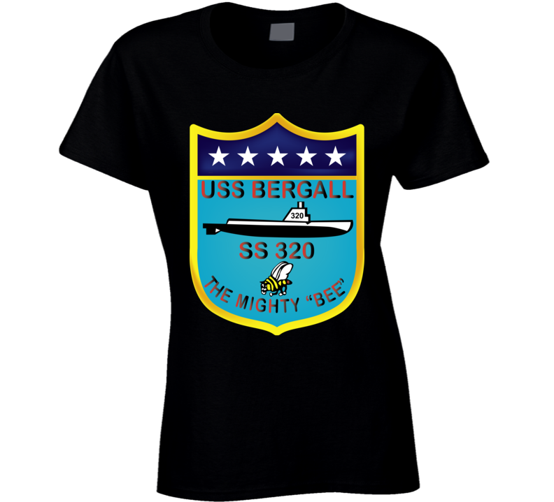 Navy - Uss Bergall (ss-320) Wo Txt Ladies