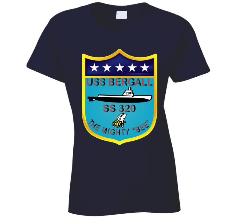 Navy - Uss Bergall (ss-320) Wo Txt Ladies