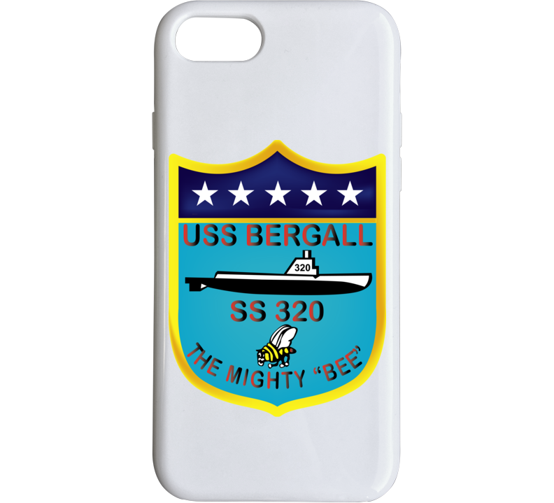 Navy - Uss Bergall (ss-320) Wo Txt Phone Case
