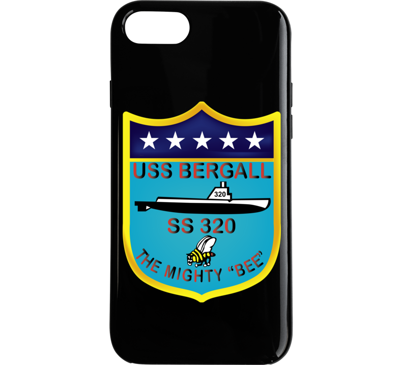 Navy - Uss Bergall (ss-320) Wo Txt Phone Case